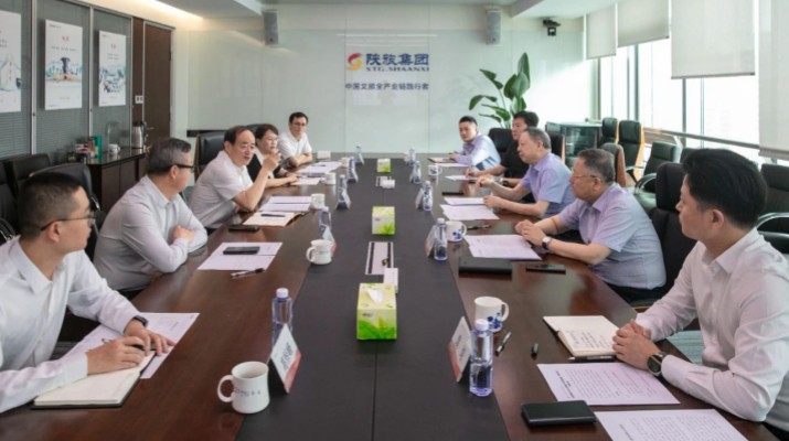 石培文董事長帶隊(duì)赴陜西旅游集團(tuán)考察交流